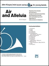 Air and Alleluia Concert Band sheet music cover